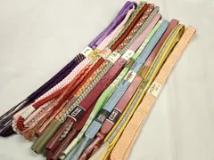 平和屋着物●和装小物　帯締め10本セット　手組紐　組紐　高麗組　鴨川組　金銀糸　逸品　未使用　DABA7529zzz