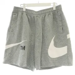 ナイキ NIKE ハーフパンツ スウェット XXL グレー ロゴプリント ショート丈 サイドポケット /NS