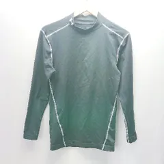 ◇ UNDER ARMOUR アンダーアーマー ブランドロゴ フィット感 長袖 アンダーシャツ サイズLG ブラック メンズ E  【1404020017410】