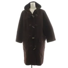 ブルックスブラザーズ BROOKS BROTHERS ダッフルコート ロング丈 フード ウール アウター M 茶 ブラウン /AN31 ■MUのサムネイル