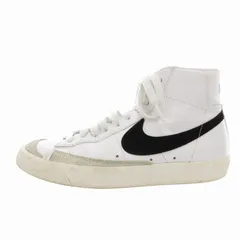 ナイキ NIKE ブレザーミッド ヴィンテージ ホワイト/ブラック スニーカー シューズ ハイカット 26cm 白 BQ6806-100 /FF ■GY35