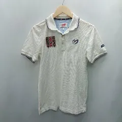 ◇ ◎ MASTER BUNNY EDITION ブランドロゴあり 半袖 ポロシャツ ゴルフウェア サイズ3 ホワイト系 メンズ E  【1404240006515】