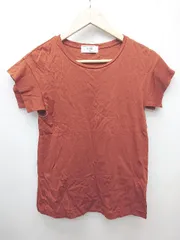 ◇ SLOBE IENA スローブ イエナ 半袖 Tシャツ カットソー サイズF ブラウン系 レディース P  【1405230008021】
