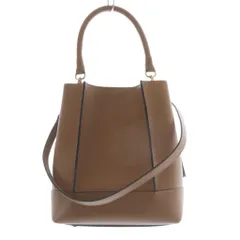 ジャンニノターロ GIANNI NOTARO ポーチ付2WAYバッグレザーバッグ ハンドバッグ ショルダーバッグ 茶色