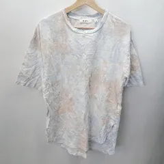 ◇ niko and… ニコアンド 総柄 半袖 Tシャツ サイズL ブルー系 メンズ E  【1406180073107】