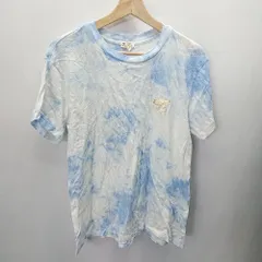 ◇ BILLABONG ビラボン 総柄 半袖 Tシャツ サイズM ライトブルー メンズ E  【1406180072568】