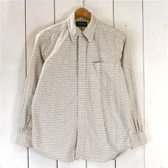 セプティズ SELECT STORE SEPTIS ボタンダウン 長袖 シャツ S ホワイト タッタソールチェック(イエロー×ブラック) CKS1015 / 5TL002 【送料無料】【中古】【メンズビジネス】202512