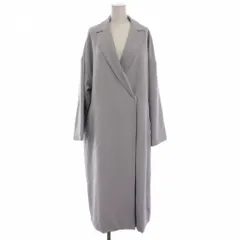 ナノユニバース nano universe 撥水&花粉ガード チェスターコート ロング 春アウター F ブルーグレー 673-5111303 /YM