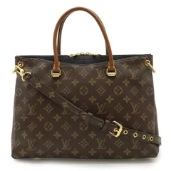 LOUIS VUITTON ルイ ヴィトン モノグラム パラス MM ハンドバッグ 2WAY ショルダーバッグ セミショルダー 肩掛け ノワール 黒 ブラック M41064