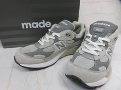 【中古】箱有 new balance ﾆｭｰﾊﾞﾗﾝｽ ｽﾆｰｶｰ M992GR ｸﾞﾚｰ 26.5cm 991882429