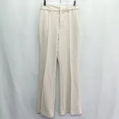 ◇ earth music&ecology スラックス サイズS オフホワイト系 レディース E  【1408060005154】