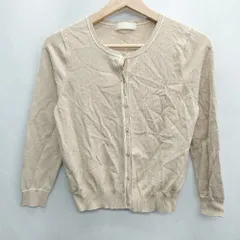 ◇ any SiS エニィスィス 長袖 ニットカーディガン サイズ2 ベージュ レディース E  【1408060005550】