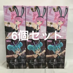 未開封 初音ミク 巡音ルカ BiCute Bunnies 黒星紅白 フィギュア 6個セット SF1056 c107