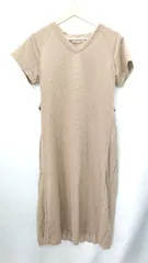 ◇ SUNFLOWER EIGHT サンフラワーエイト 半袖 ロング丈 ワンピース サイズM ブラウン レディース E  【1408060013074】