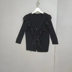 Vネック レースかわいい カーディガン F n5353