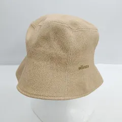 ◇ ellesse エレッセ バケットハット ベージュ系 サイズ57.5cm レディース E  【1408060016792】
