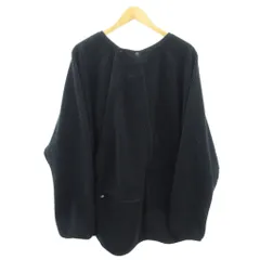 タカヒロミヤシタザソロイスト TAKAHIRO MIYASHITA The Soloist. 20AW フリースメディカルジャケット ノーカラー POLARTEC製フリース 48 黒 ブラック 1121