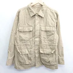 ◇ GLOBAL WORK グローバルワーク 長袖 ミリタリージャケット サイズF ベージュ レディース E  【1408060019540】
