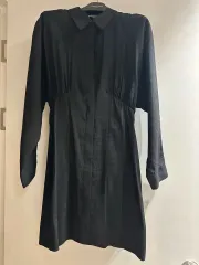 コス cos シャツワンピース 黒 36 サイズ