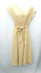 ◇ ◎ a.v.v.standard アヴェヴェスタンダード ノースリーブ ロング丈 ワンピース サイズM イエロー系 レディース E  【1408060021819】