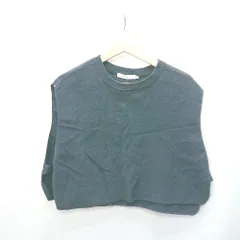 ◇ AMERICAN HOLIC アメリカン ホリック 脇下広め ノースリーブ ベスト サイズS ネイビー系 レディース E  【1408060028399】