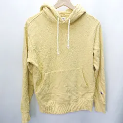 ◇ Champion チャンピオン 長袖 フーディパーカー サイズMEDIUM イエロー系 レディース E  【1408060026005】
