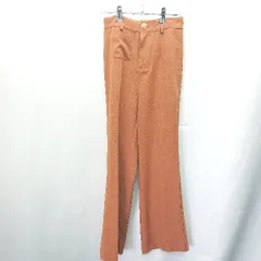 ◇ cheek チーク スラックスパンツ サイズM オレンジブラウン レディース E  【1408060025954】