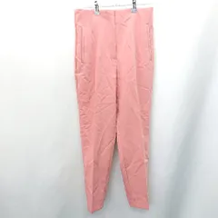 ◇ ZARA ザラ プリーツ加工 チノパン サイズM ピンク レディース E  【1408060028702】