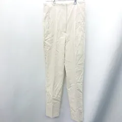 ◇ ZARA ザラ プリーツ加工 チノパン サイズM アイボリー レディース E  【1408060028696】