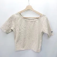 ◇ mline エムライン 半袖 カットソー サイズF ベージュ レディース E  【1408060032358】