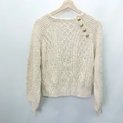 ◇ VIS ビス 長袖 ニット サイズF ベージュ レディース E  【1408060032129】