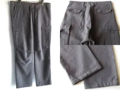 定価66000円 WILD LIFE TAILOR Adam et Rope' アダムエロペ ワイルドライフテーラー 2021AW Lyria ウール イージーパンツ カーゴパンツ M グレー