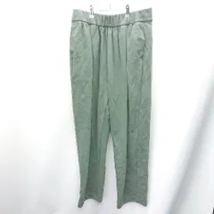 ◇ Uniqlo U パンツ サイズL カーキ メンズ E  【1408060032624】