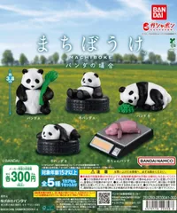 まちぼうけ パンダの場合　全５種フルコンプリートセット　パンダA & パンダB & 子パンダA & 子パンダB & 赤ちゃんパンダ