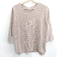 ◇ A DAY IN THE LIFE UNITED ARROWS LTD. 七分袖 カットソー サイズ表記なし ダークベージュ レディース E  【1408060044306】