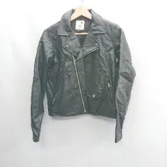 ◇ earth music&ecology アース ミュージック＆エコロジー 長袖 ライダースジャケット サイズM ブラック系 レディース E  【1408060047666】