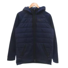 ナイキ NIKE パデッドジャケット M フード付き ジップアップ 長袖 青 ブルー /NU ■YHS10