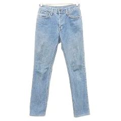 エドウィン EDWIN 402 デニム パンツ スリム ジーンズ 日本製 W28 ライトインディゴ ■GY61