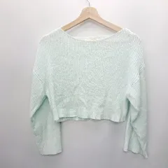 ◇ SNIDEL スナイデル 長袖 カットソー サイズF ミントグリーン レディース E  【1408060051038】