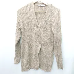 ◇ ZARA ザラ 長袖 カーディガン サイズEUR S USA S MEX26 ダークブラウン レディース E  【1408060050918】