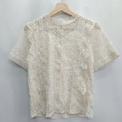 ◇ Doula Doula ドゥーラドゥーラ 総レース 半袖 カットソー 表記なし アイボリー レディース E  【1408060058167】