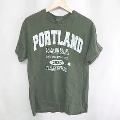 ◇ Danner ロゴプリント 半袖 Tシャツ サイズM グリーン ホワイト メンズ E  【1408060057832】