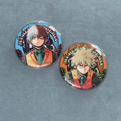 僕のヒーローアカデミア ヒロアカ 轟 焦凍 爆豪 勝己 缶バッジ ジャンプ 原画 2個 まとめ