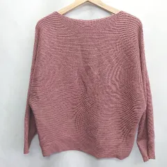 ◇ GLOBAL WORK グローバルワーク 長袖 ニットトップス サイズM ピンク系 レディース E  【1408060058365】