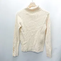 ◇ vis-`a-vis ビサビ 長袖 ニット サイズF ベージュ レディース E  【1408060066643】