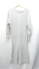 ◇ DISCOAT ディスコート 長袖 ロング丈 ワンピース サイズF グレー レディース E  【1408060066193】