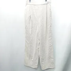 ◇ GLOBAL WORK グローバルワーク ウエストゴム ワイドパンツ サイズL グレー レディース E  【1408220000371】