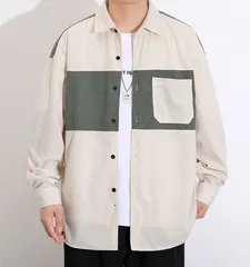 長袖シャツ メンズ カジュアルシャツ トップス シャツ ボタンダウンシャツ ビジネスシャツ メンズシャツ アプリコット 送料無料