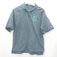 ◇ EASTBOY　イーストボーイ 半袖 ポロシャツ サイズM ネイビー系 メンズ E  【1408220001675】