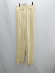 ◇ ⊂ me+em select ミームセレクト スラックスパンツ サイズS イエロー系 レディース E  【1408220002597】